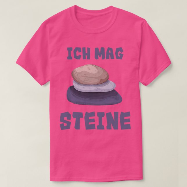 Camiseta i like stones (Diseño del anverso)