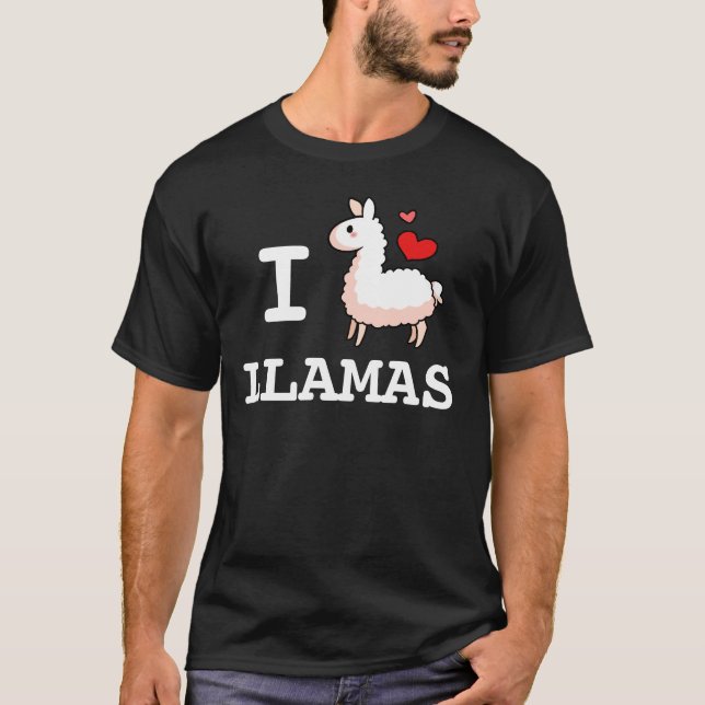 Camiseta I llamas de la llama (Anverso)