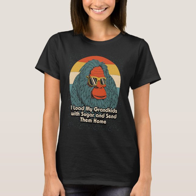 Camiseta I Load Our Grandkids With Sugar Grandpa Fathers Da (Anverso)