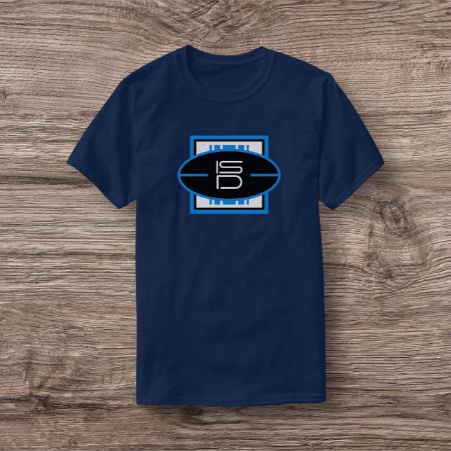 Camiseta I Logotipo Azul Blanco Unisex ISD (Subido por el creador)