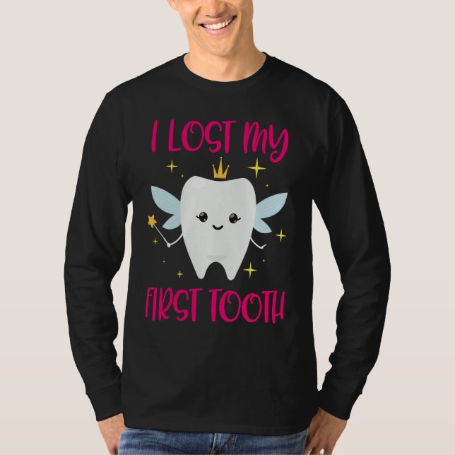 Camiseta I Lost My First Tooth 1st Tooth Fairy  Daughter (Anverso)