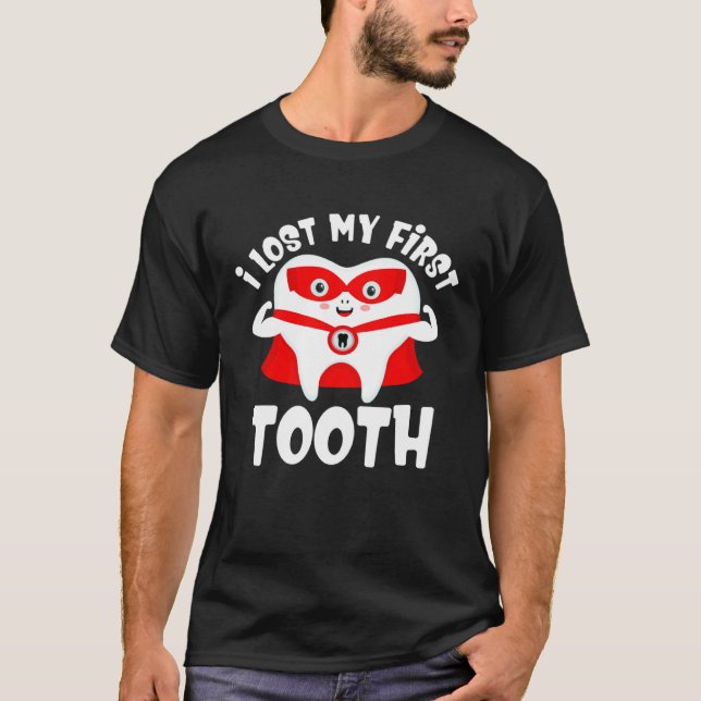 Camiseta I Lost My First Tooth Kids Dentist Baby Teeth Gran (Anverso)