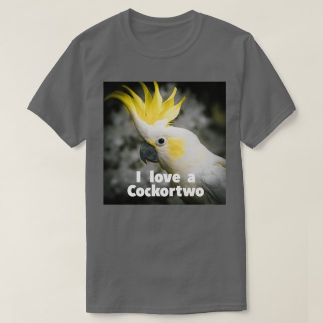 Camiseta I love a Cockortwo (Diseño del anverso)
