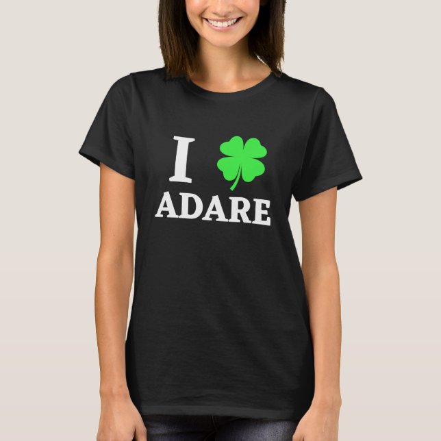 CAMISETA I LOVE ADARE (Anverso)