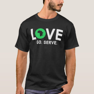 Camiseta I Love Africa Africa Map