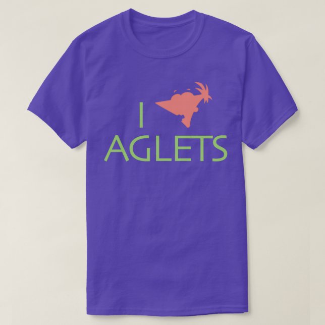 Camiseta I Love Aglets (Diseño del anverso)