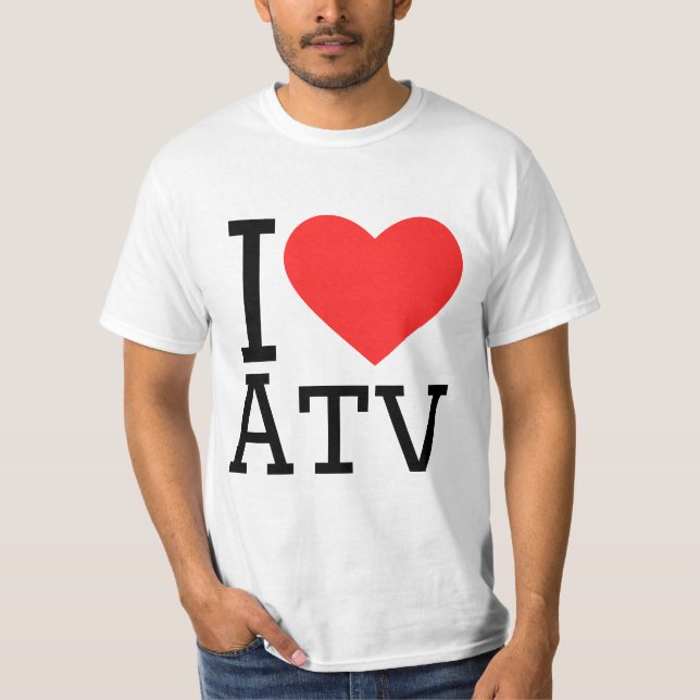 Camiseta I love atv (Anverso)