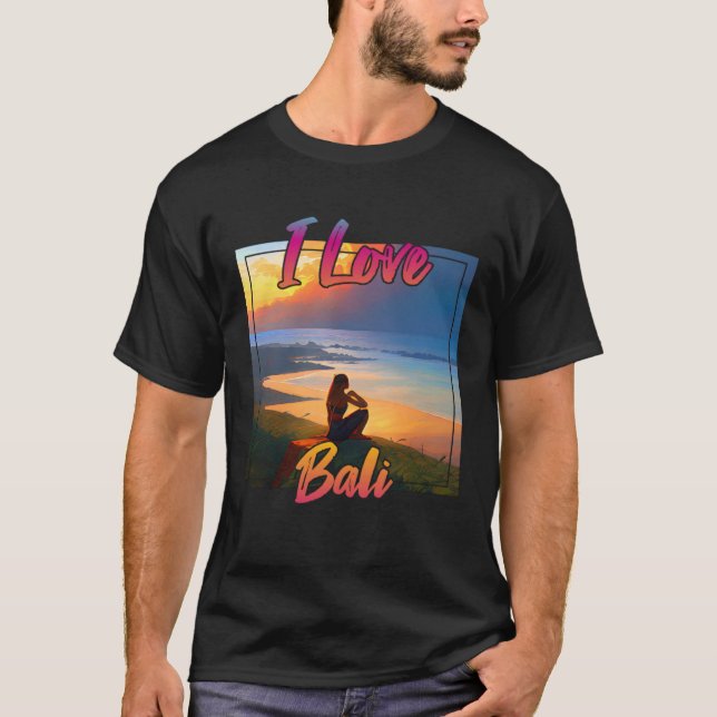 Camiseta I Love Bali (Anverso)