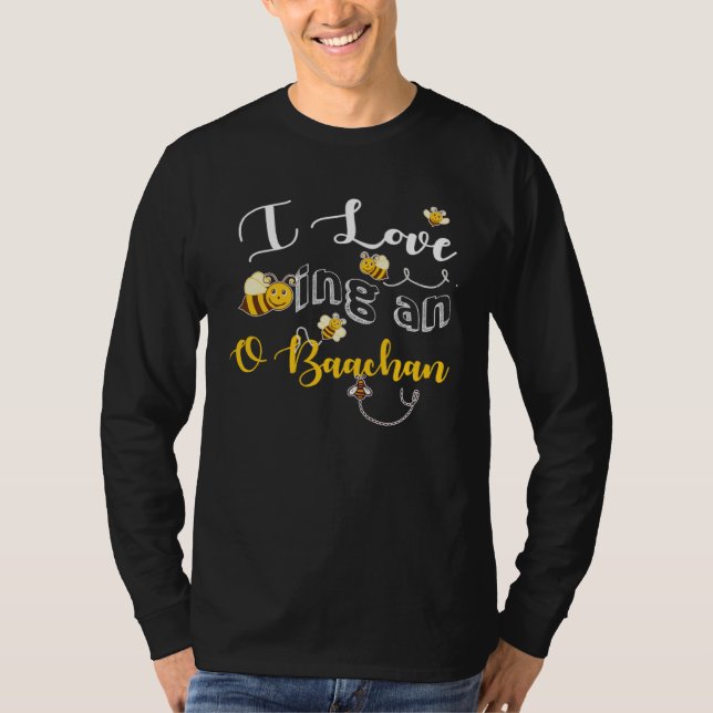 Camiseta I love Bee ing O Baachan grandma  cute pun Mothers (Anverso)