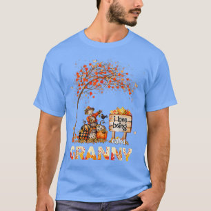 Camiseta I Love Being Called Granny Farmer Fall Leaves Autu