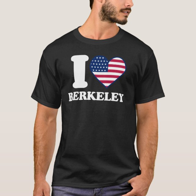Camiseta I love Berkeley I heart Berkeley (Anverso)