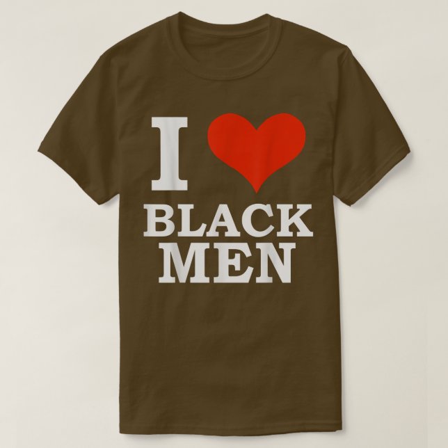 Camiseta I Love Black Men Black is Beautiful Black Pride Me (Diseño del anverso)