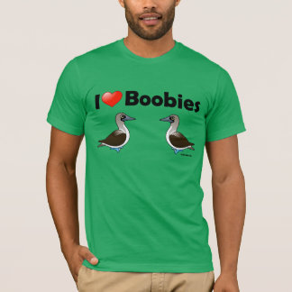 Camiseta I Love Blue-footed Boobies