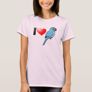 Camiseta I Love Blue Indian Ringnecks