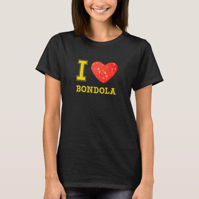 Camiseta I Love Bondola in Verona of the Veronese cuisine M (Anverso)