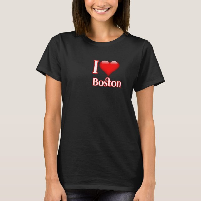Camiseta I Love Boston (Anverso)