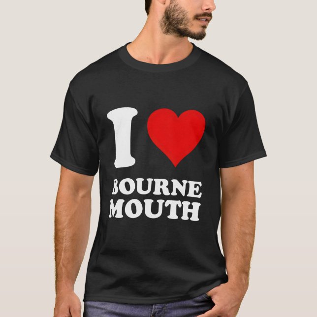 Camiseta I Love Bournemouth (Anverso)
