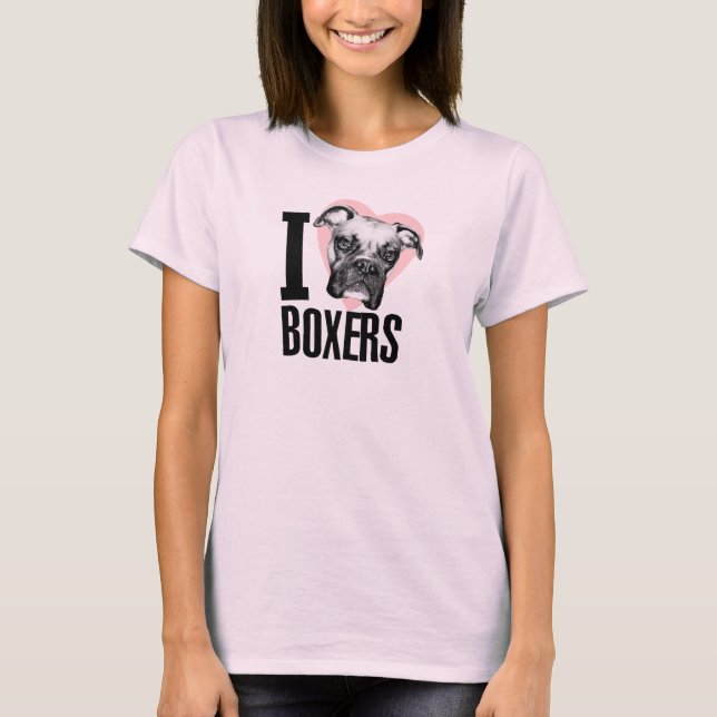 Camiseta I Love Boxers (Anverso)