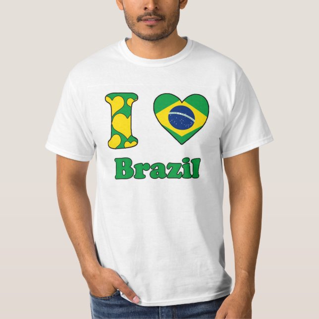 Camiseta I love Brazil (Anverso)