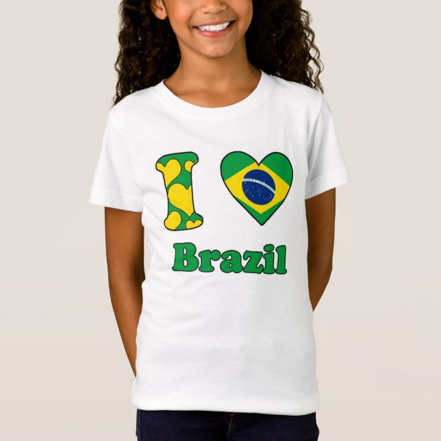 Camiseta I love Brazil (Anverso)
