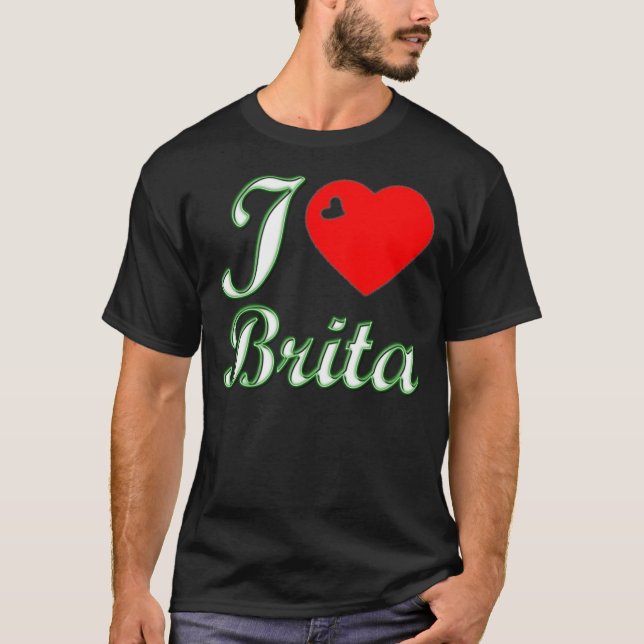 Camiseta I Love Brita (Anverso)