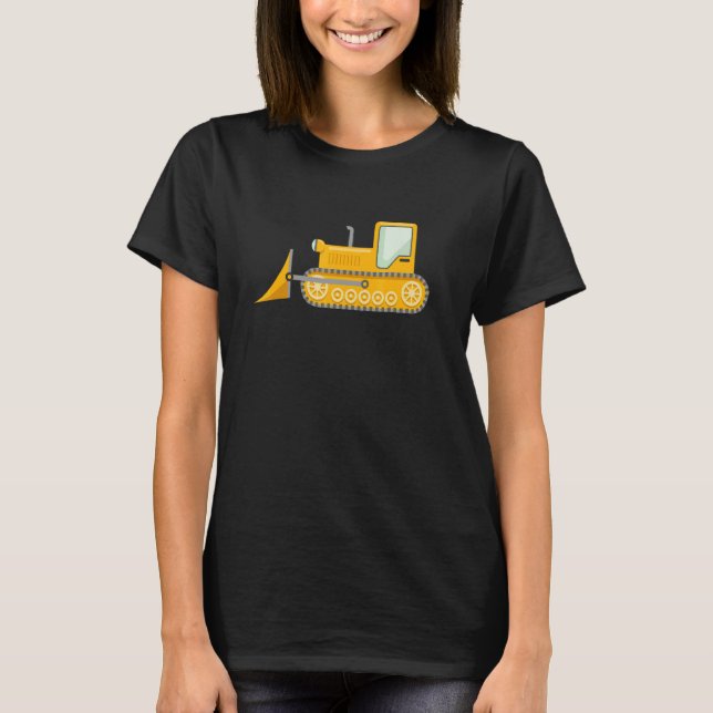 Camiseta I Love bulldozer Truck For Men Boys Kids (Anverso)