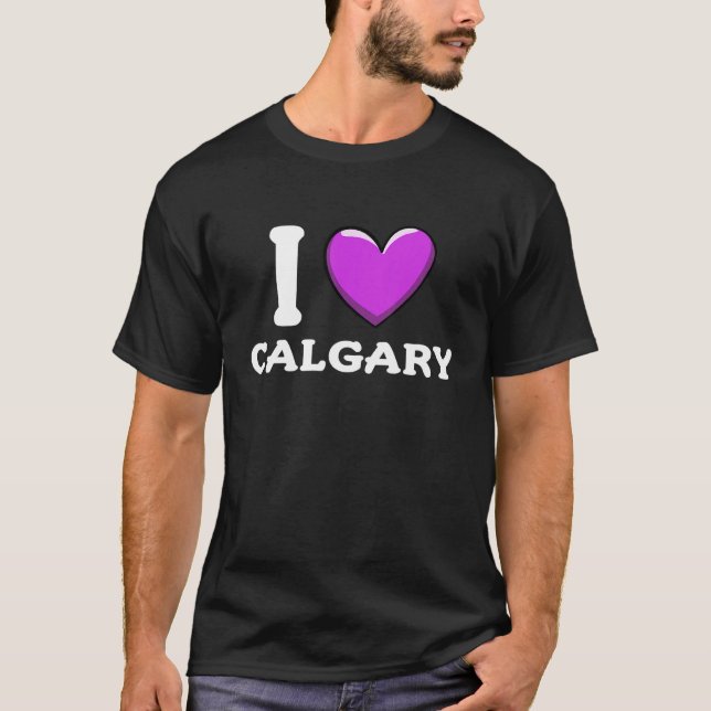Camiseta I Love Calgary Canada (Anverso)