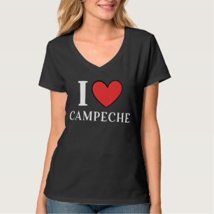 Camiseta I Love Campeche Mexico Vacation 7