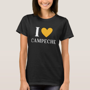 Camiseta I Love Campeche Mexico Vacation 8