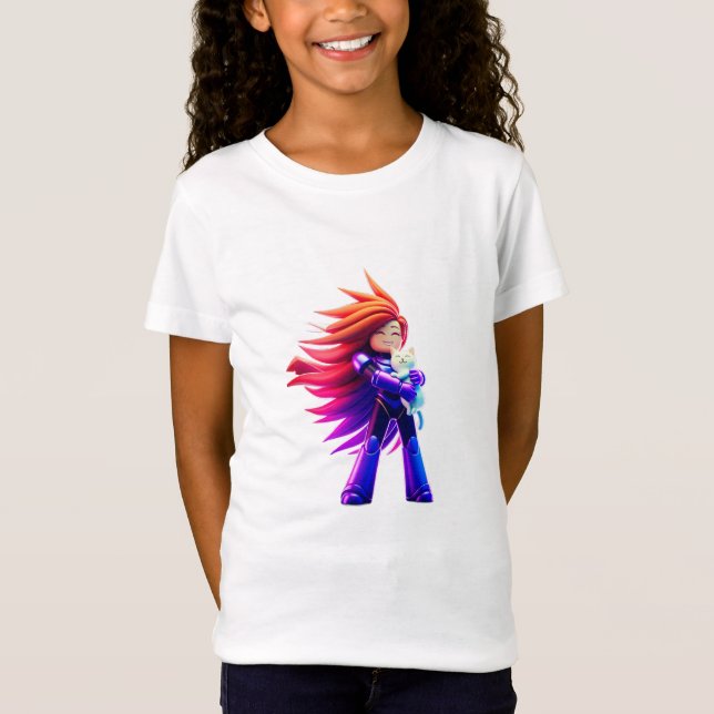 Camiseta I love cat (Anverso)