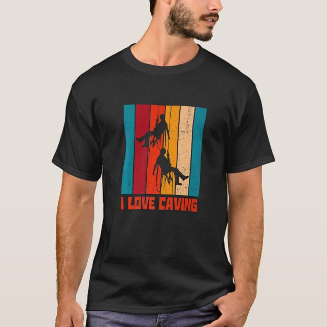 Camiseta I Love Cave Exploring Potholing Spelology Spelunki (Anverso)