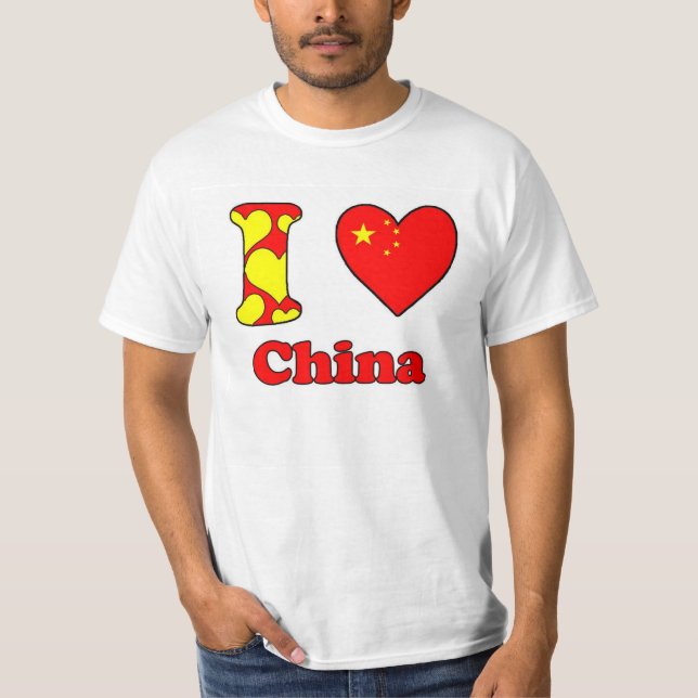 Camiseta I love China (Anverso)