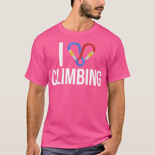 Camiseta I Love Climbing (Anverso)