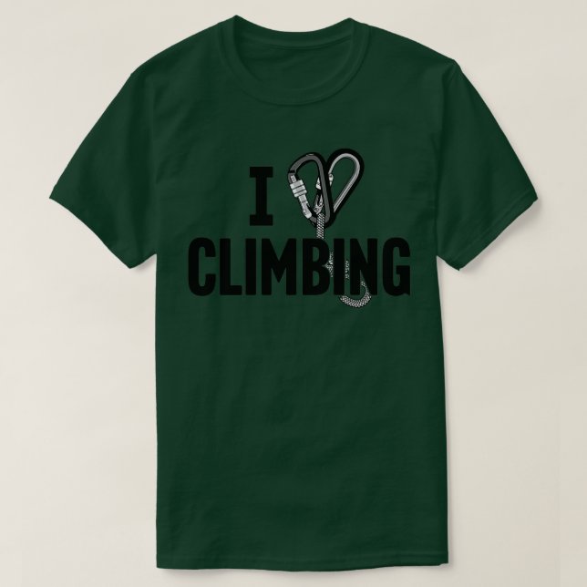 Camiseta I Love Climbing 6 (Diseño del anverso)