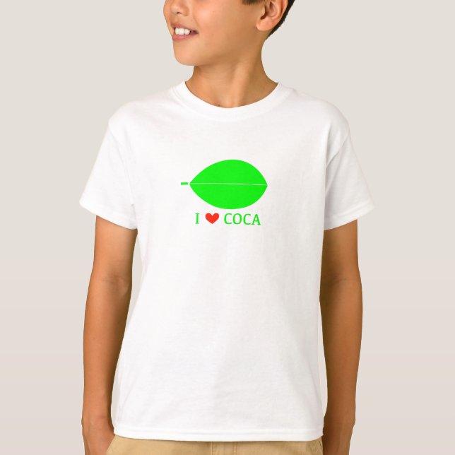 Camiseta I LOVE COCA T-shirtrs kIds youth gift mens 子供服　ギフト (Anverso)