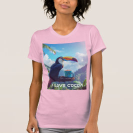 CAMISETA I LOVE COCOA - TOUCAN