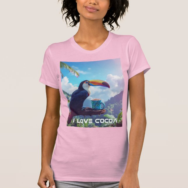 CAMISETA I LOVE COCOA - TOUCAN (Anverso)