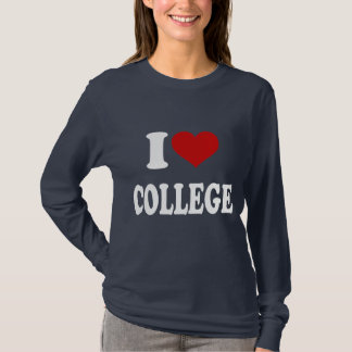 Camiseta I Love College