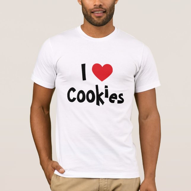 Camiseta I Love Cookies (Anverso)