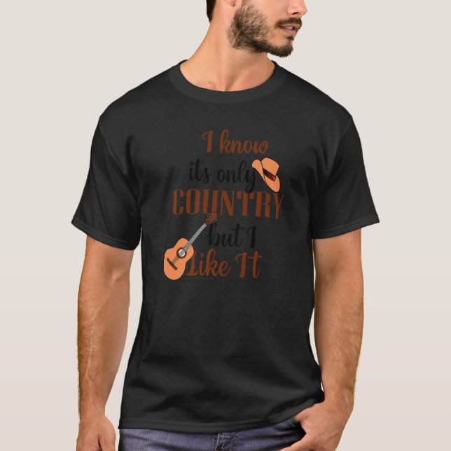 Camiseta I Love Country Music  1 (Anverso)