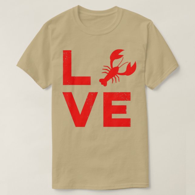 Camiseta I Love Crawfish Funny Louisiana Crawfish Party   R (Diseño del anverso)