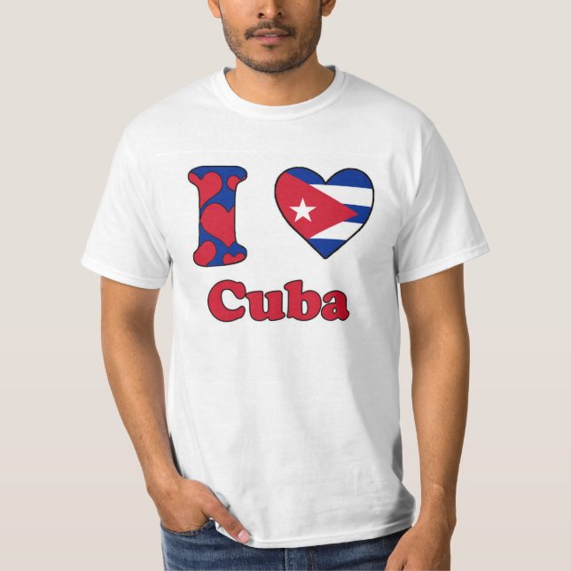 Camiseta I love Cuba (Anverso)