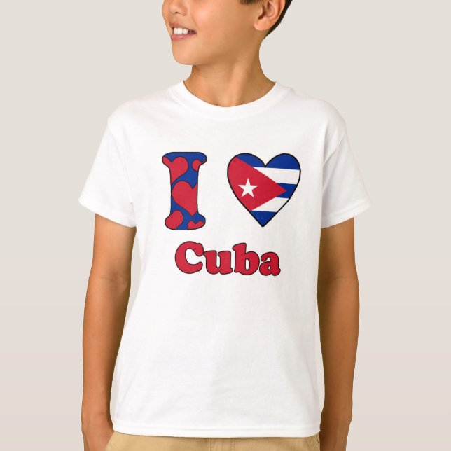 Camiseta I love Cuba (Anverso)