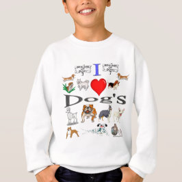 Camiseta i love Dog's