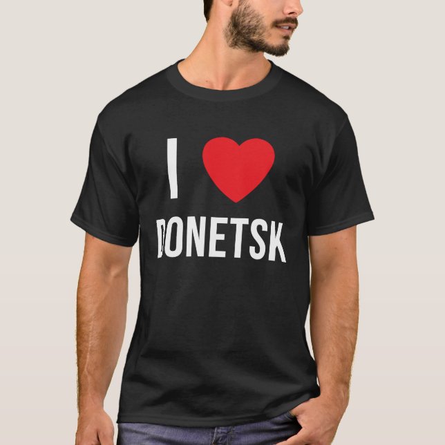 CAMISETA I LOVE DONETSK (Anverso)