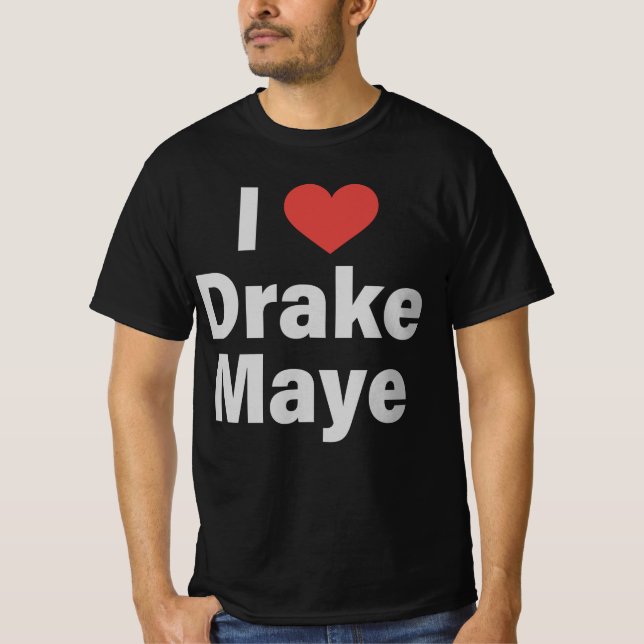 Camiseta I Love Drake Maye (Anverso)