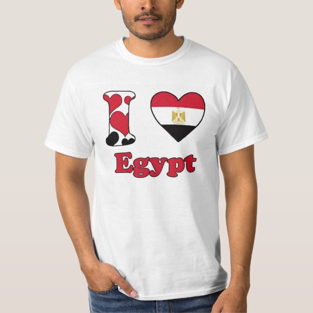 Camiseta I love Egypt (Anverso)