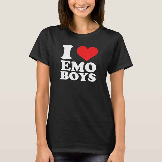 Camiseta I Love Emo Boys (Anverso)