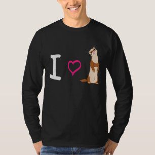 Camiseta I Love Ferret