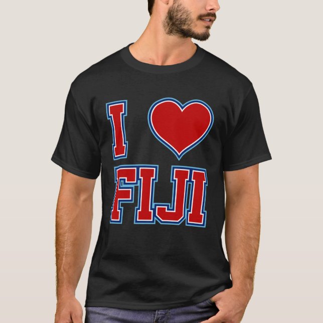 Camiseta I Love Fiji (Anverso)